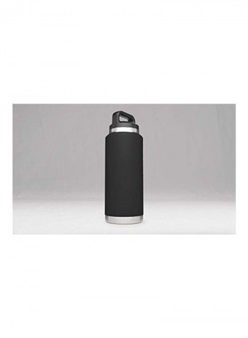 Insulated Stainless Steel Bottle Black/Silver 36ounce