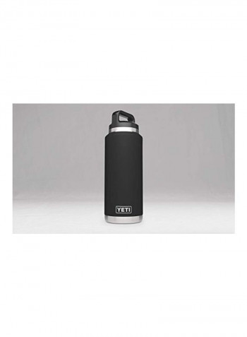 Insulated Stainless Steel Bottle Black/Silver 36ounce