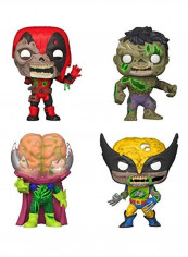 Bundle Of 4 Marvel Zombies 7x11inch