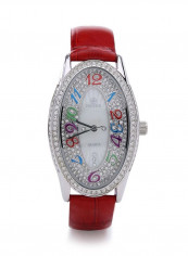 Women's 22K Gold Plated With Crystal Analog Watch P-21735