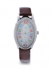 Women's 22K Gold Plated With Crystal Analog Watch P-21735