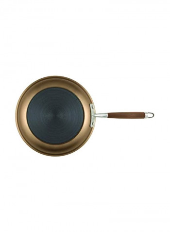 2-Piece Nonstick Frying Pan Set Black/Brown/Silver