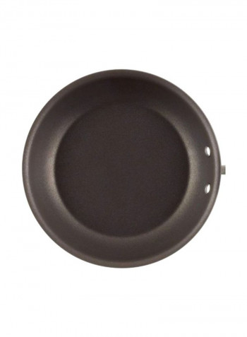 2-Piece Nonstick Frying Pan Set Black/Brown/Silver