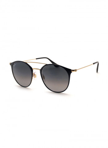 Double Bridge Round Sunglasses - Lens Size: 52 mm