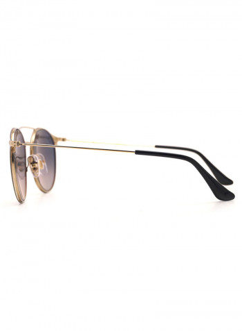 Double Bridge Round Sunglasses - Lens Size: 52 mm