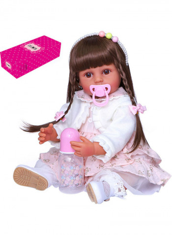 4-Piece Reborn Life Like Baby Doll Set Dress