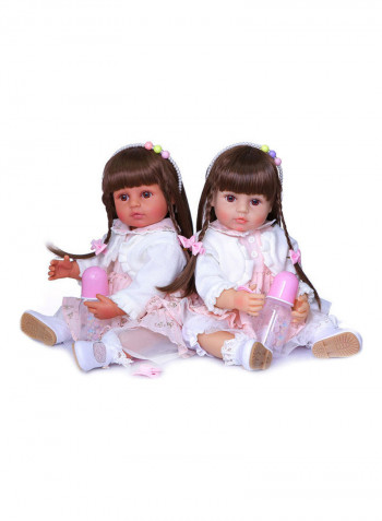 4-Piece Reborn Life Like Baby Doll Set Dress