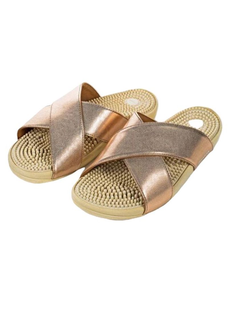 Japanese Massager Kawai Sandals Bronze/Gold