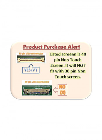 Replacement LED HD Display Screen 17.3inch Clear