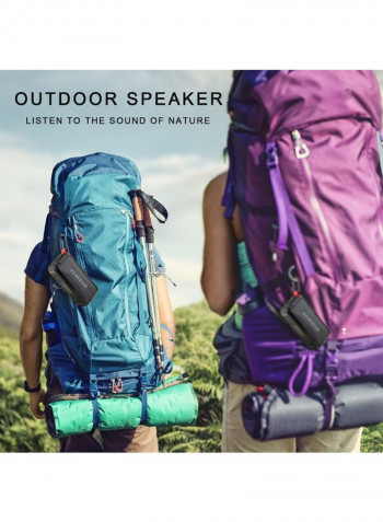 Ultra Outdoor Portable Wireless Bluetooth Speaker Black
