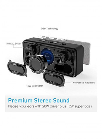 Portable Bluetooth Speaker Black