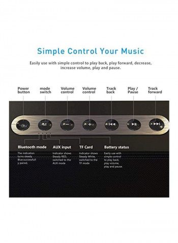 Portable Bluetooth Speaker Black