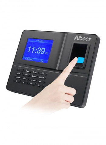 Biometric Fingerprint Scanner Black