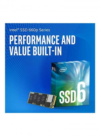 SSD6 SATA Internal Drive 512GB Blue/Black