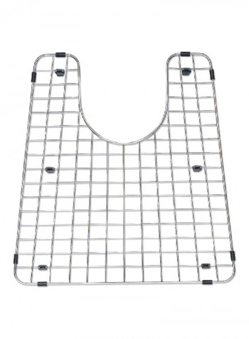 Stainless Steel Sink Grid Silver 17x17.75inch