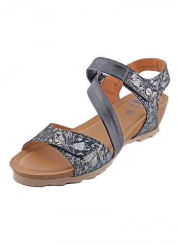 Comfortable Printed Casual Sandals أسود