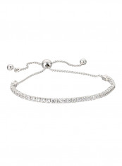 Sterling Silver Adjustable Round Bracelet