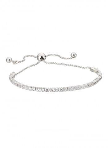Sterling Silver Adjustable Round Bracelet