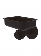 Mercury Collection Wall Mounted Groovy Accents Soap Dish Brown 4.5x3.5x3inch