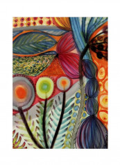 Vivaces Canvas Wall Art Multicolour 24 x 32inch