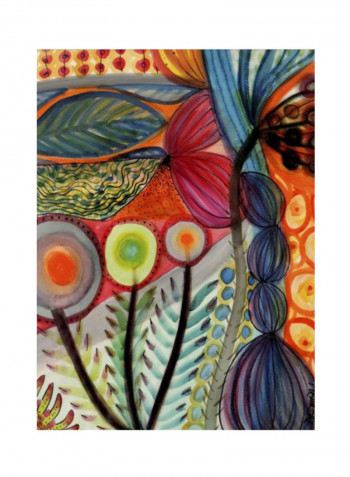 Vivaces Canvas Wall Art Multicolour 24 x 32inch