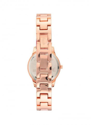 Women's Leather Analog Watch JC1114RGLP