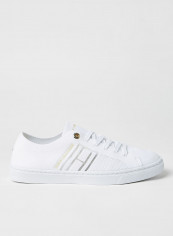 Knit Lightweight Cupsole Sneakers White