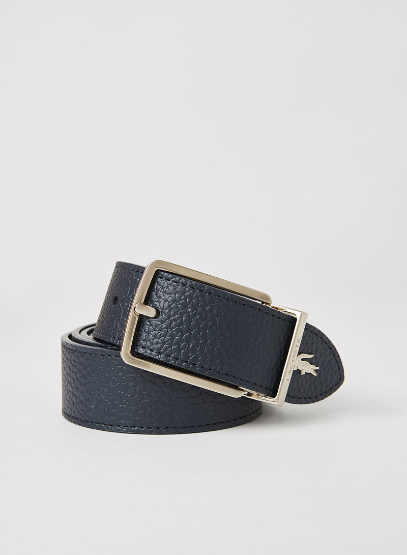Grained Leather Belt Eclipse