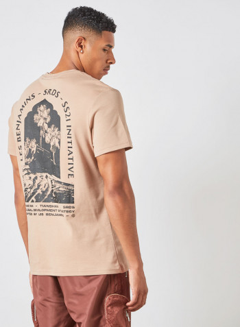 Graphic Print T-Shirt Pink