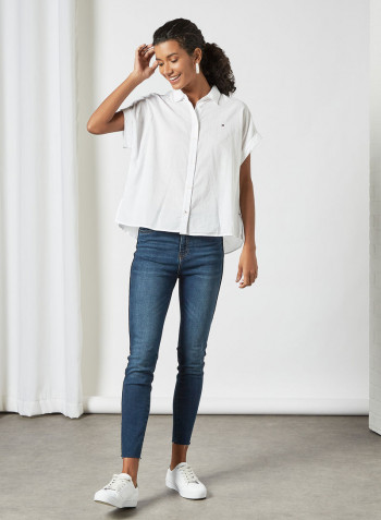 Button Down Shirt White