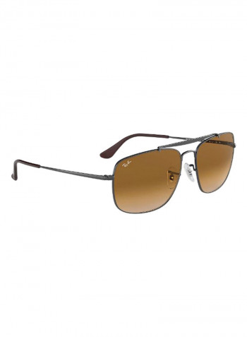 Classic Square Sunglasses - Lens Size: 58 mm