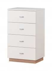 Moonlight 4-Drawer Rectangular Chest Multicolour 54 x 94 x 42centimeter