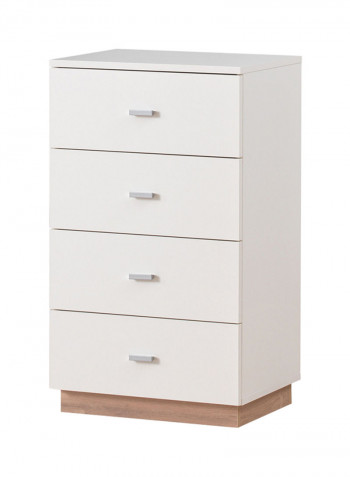 Moonlight 4-Drawer Rectangular Chest Multicolour 54 x 94 x 42centimeter