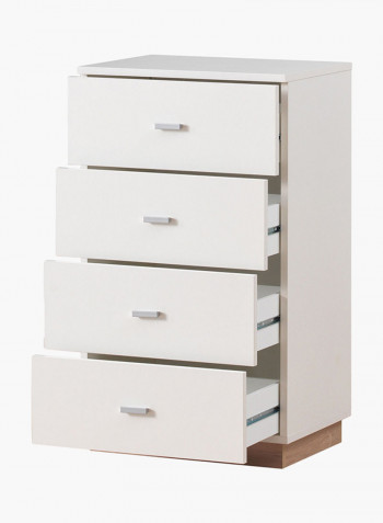 Moonlight 4-Drawer Rectangular Chest Multicolour 54 x 94 x 42centimeter