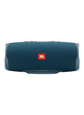 Charge 4 Waterproof Bluetooth Speaker With Built-In Power Bank Blue