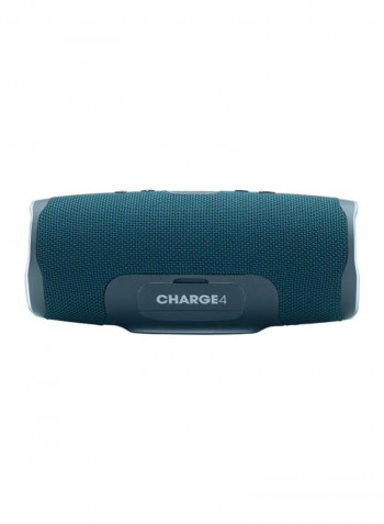 Charge 4 Waterproof Bluetooth Speaker With Built-In Power Bank Blue