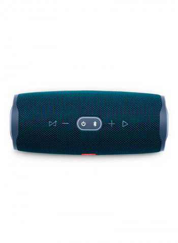 Charge 4 Waterproof Bluetooth Speaker With Built-In Power Bank Blue
