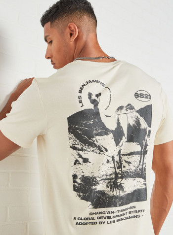 Crew Neck T-Shirt Beige