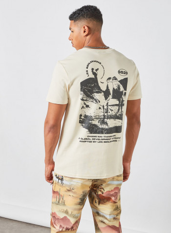Crew Neck T-Shirt Beige
