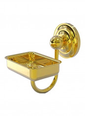 Prestige Que New Collection Wall Mounted Soap Dish Gold 4.5x3.5x4.5inch