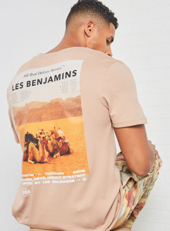 Crew Neck T-Shirt Pink