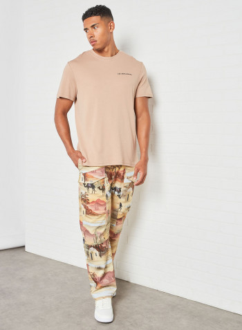 Crew Neck T-Shirt Pink