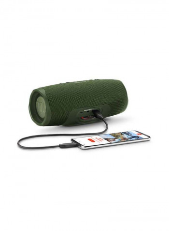 Charge 4 Rechargeable Bluetooth Speaker Green