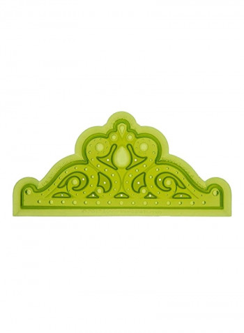 Majestic Tiara Mold Green 8.6x3.75inch