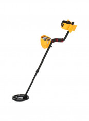 Treasure Hunting Metal Detector Black/Yellow 120x15x20centimeter
