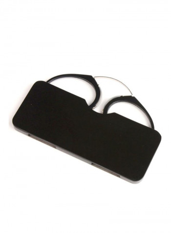 Oval Clip-On Reading Glasses