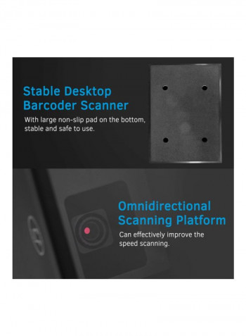 QR Barcoder Scanner Black