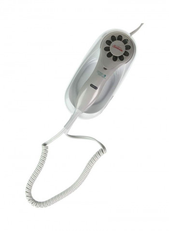 Wall Mounted Hair Dryer White/Grey