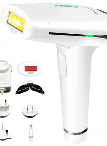 Laser Hair Removal Trimmer With Portable Beauty Instrument Set For Women أبيض 23 X 9.4 X 19.2سم