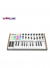 Portable 25-Key USB Keyboard Controller